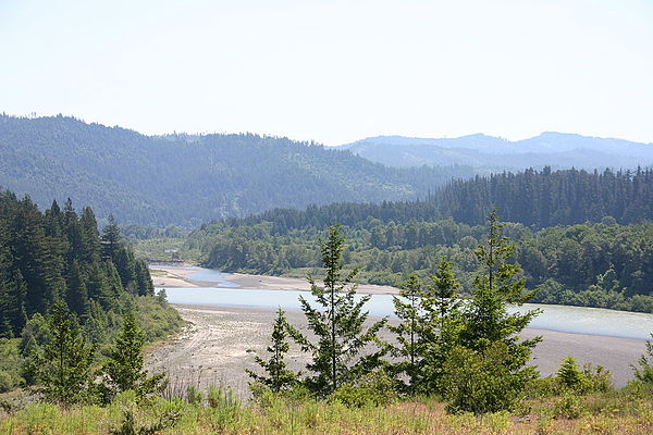 The lower Eel River in May