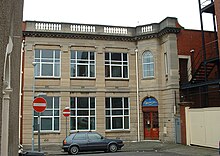 Elizabeth Shaw office alongside the factory in 2004 Elizabeth Shaw chocolate factory, office.jpg