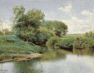 Boating on the River