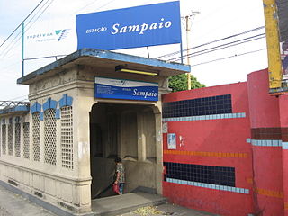 <span class="mw-page-title-main">Sampaio station</span> Metro station in Rio de Janeiro, Brazil