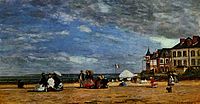 La plage de Trouville (1864)