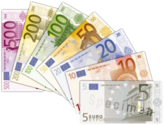 Euróbankjegyek az 5 euróstól az 500 eurósig