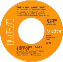 Everybody Plays the Fool by The Main Ingredient US single side-A.png