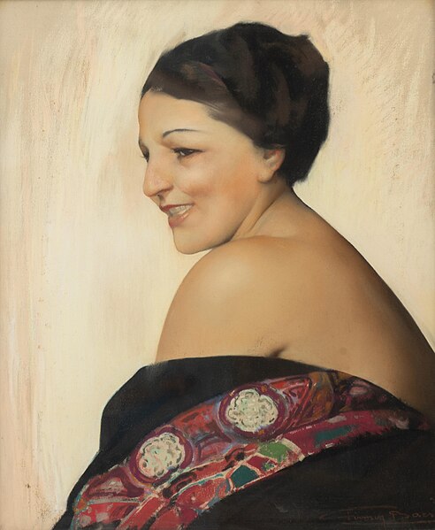 File:Firmin Baes - The laughing woman (La rieuse).jpg