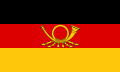 Flag of German post (East Germany).svg