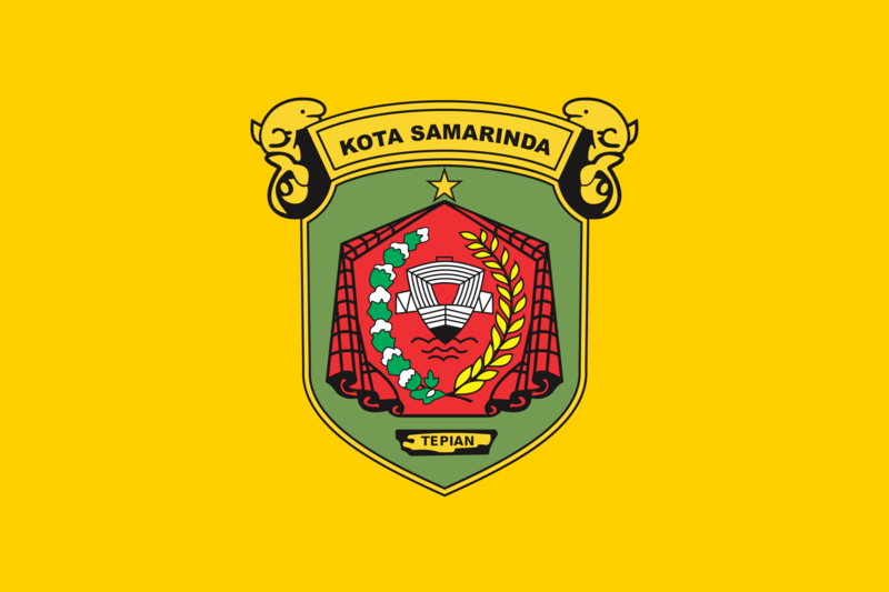 File:Flag of Samarinda City.png