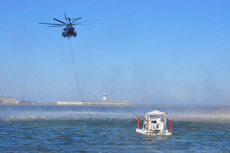 File:Flickr - Official U.S. Navy Imagery - Helicopter conducts mine-countermeasure training in Chesapeake Bay..jpg