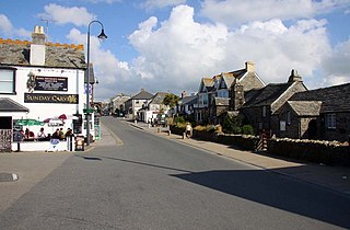 <span class="mw-page-title-main">Tintagel</span> Village in Cornwall, England