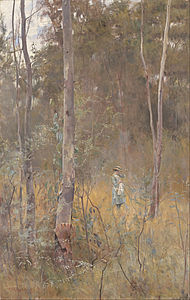 Frederick McCubbin, Zagubiona, 1886, National Gallery of Victoria