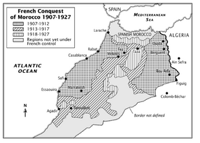 The French conquest of Morocco, ت 1907–1927[2]