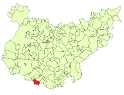 Mapo di Fuentes de León