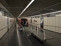 L'estació del funicular de Montjuïc