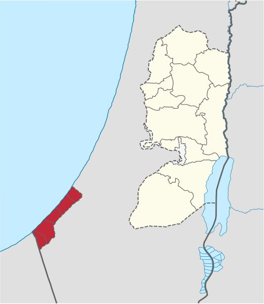 Tiedosto:Gaza Strip in Palestine.svg