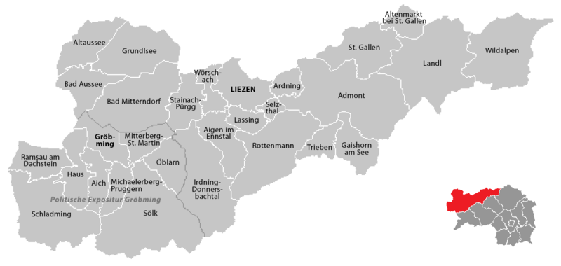 Gemeinden im Bezirk Liezen
