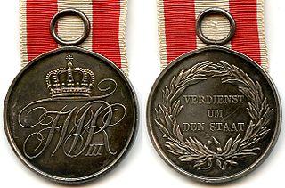 <span class="mw-page-title-main">General Honor Decoration (Prussia)</span> Award