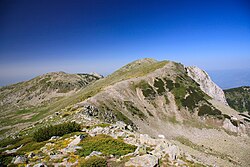 Гергийца, снимана от понижението към Муратов връх