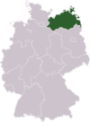Lage Mecklenburg-Vorpommerns