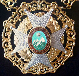 <span class="mw-page-title-main">National Order of Merit (Ecuador)</span> Award