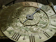 Example of a tulip engraving on the dial of a lantern clock Gravure01.jpg