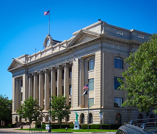 The Weld County Courthouse in Greeley.