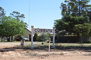 Gubbata Town in New South Wales, Australia