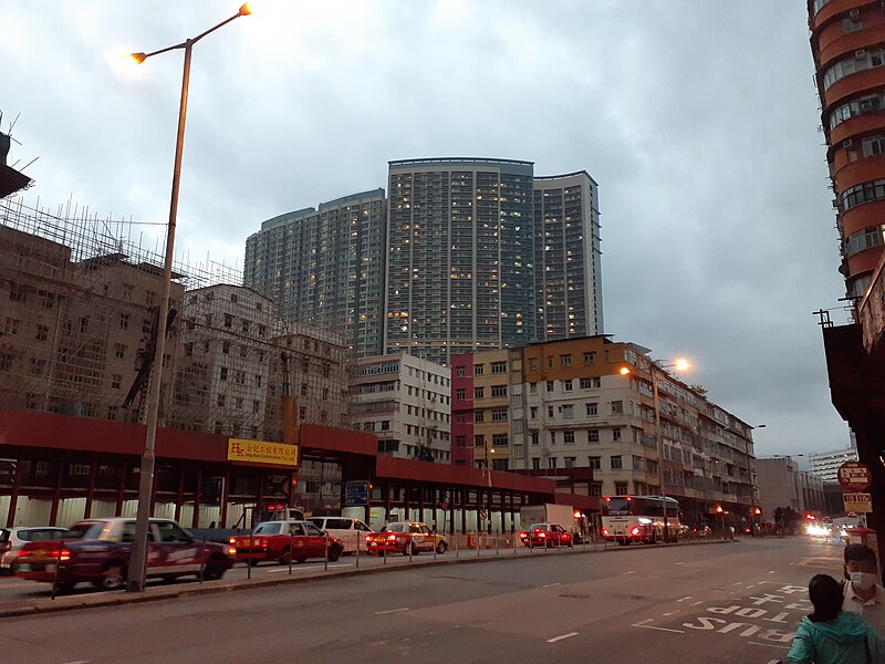 File:HK 紅磡 Hung Hom near 蕪湖街 Wuhu Street 機利士南路 Gillies Avenue South building facades March 2020 SS2 21.jpg