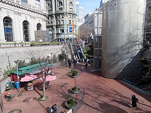 Hallidie Plaza facing east, January 2020.JPG