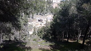 Har Nof tunnel construction on Israeli highway 16, Jerusalem, March 2020 - further.jpg