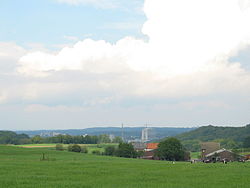 Heerlen skyline as seen from the nearby village of Vrouweheide