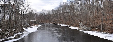 Only the bridge abutments survive today HillsboroughNH RRBridgeAbutments.jpg