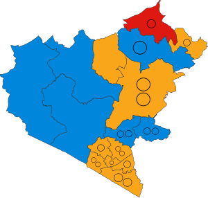 Hinckley and Bosworth UK ward map 2019.svg