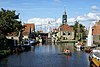 Schutsluis met houten ophaalbrug(Sluis Hindeloopen)