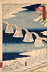 Farbholzschnitt von Hiroshige II., 1859