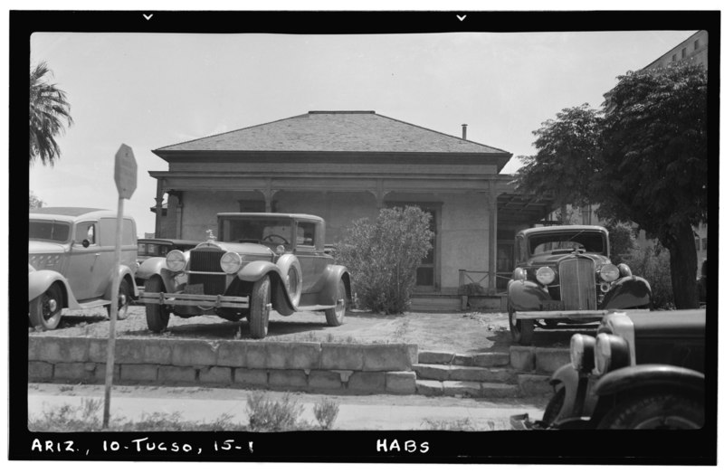 File:Historic American Buildings Survey Frederick D. Nichols, Photographer November 1937 NORTH ELEVATION - 47 East Alameda Street (House), Tucson, Pima County, AZ HABS ARIZ,10-TUCSO,15-1.tif