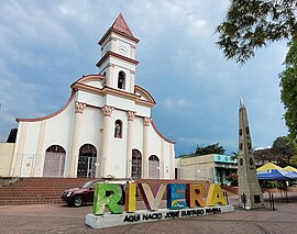 Kirche im Zentrum von Rivera