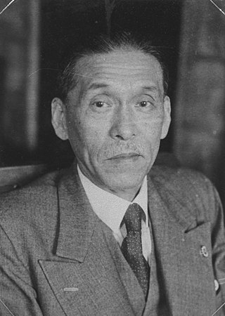 <span class="mw-page-title-main">Hitoshi Ashida</span> Prime Minister of Japan in 1948