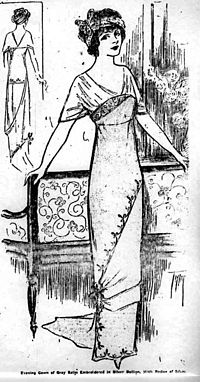 Hobble skirt style, 1911 HobbleSkirt.jpg