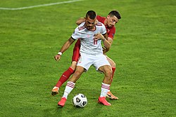 Holender and Yandaş in the international match (September 2020).jpg