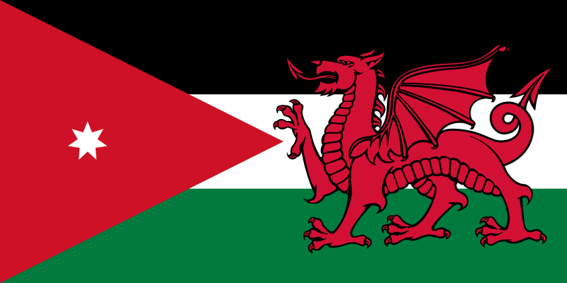 File:Hybrid Flag of Jordan and Wales.svg