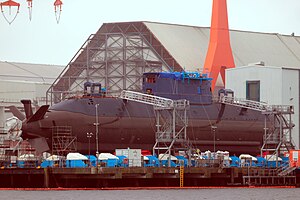 INS Drakon, Israeli submarine of German submarine class Dolphin-AIP (modified version).jpg