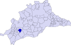 Расположение муниципалитета Игвалеха на карте провинции