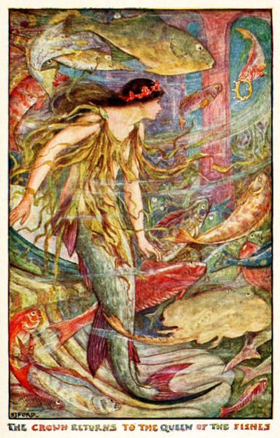 Several stories in Andrew Lang's Fairy Books feature mermaids.