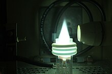 Fig. 1. Picture of an analytical ICP torch Inductively Coupled Plasma.jpg