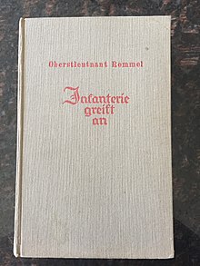 Rommel's book Infanterie greift an Infanterie Greift an Book Cover.jpg