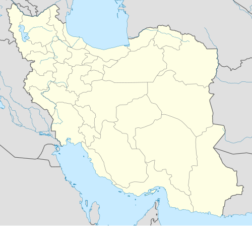 Harta aeroporturilor din Iran