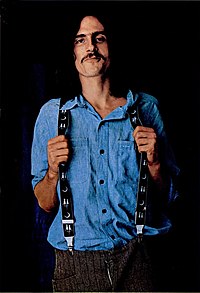 Taylor in a publicity photograph for his 1971 studio album Mud Slide Slim and the Blue Horizon James Taylor Billboard 1971.jpg