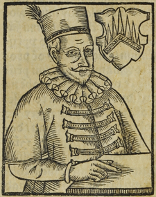 Jan Šembera z Boskovic (kresba B. Paprockého, Zrcadlo slavného Markrabství moravského, 1593)
