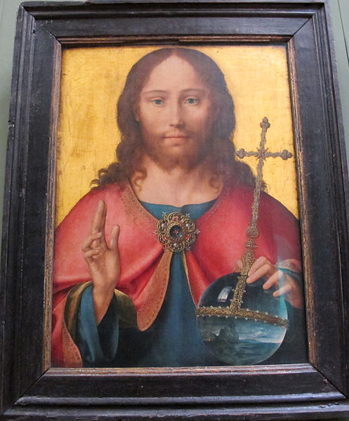 File:Joos van cleve, cristo salvator mundi, 1500-1520 ca..JPG