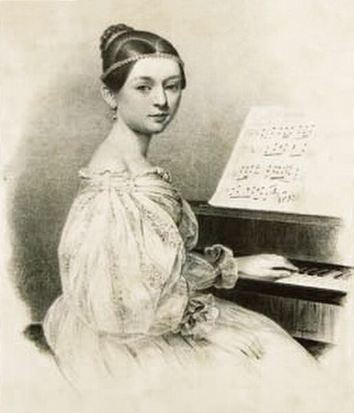 Nineteenth-century composer and pianist Clara Schumann