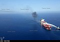 انفجار نفت‌کش در دریای عمان